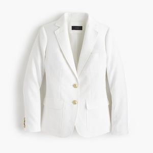 JCrew white linen blazer